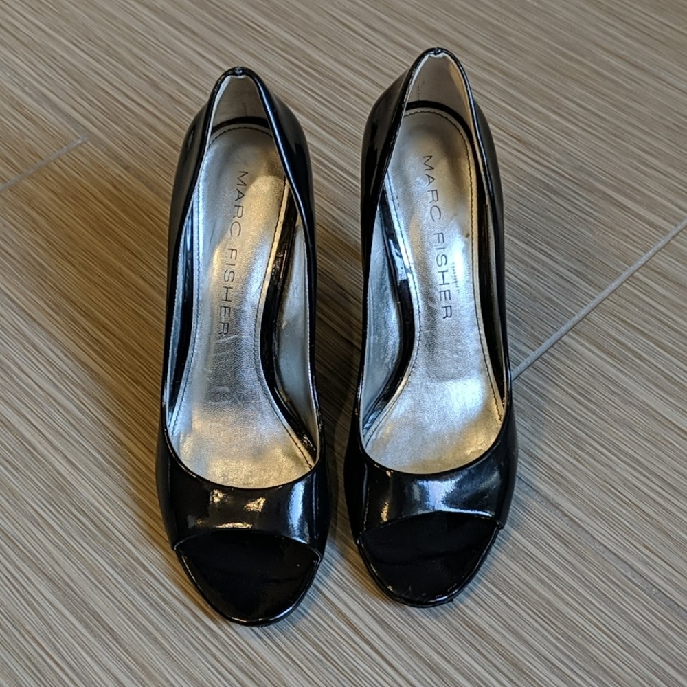 Marc Fisher patent leather high heels